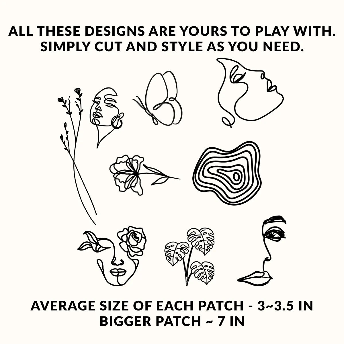 Floral Muse | Upgrade Pack | Iron-On Patch Set