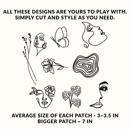 Floral Muse | Upgrade Pack | Iron-On Patch Set