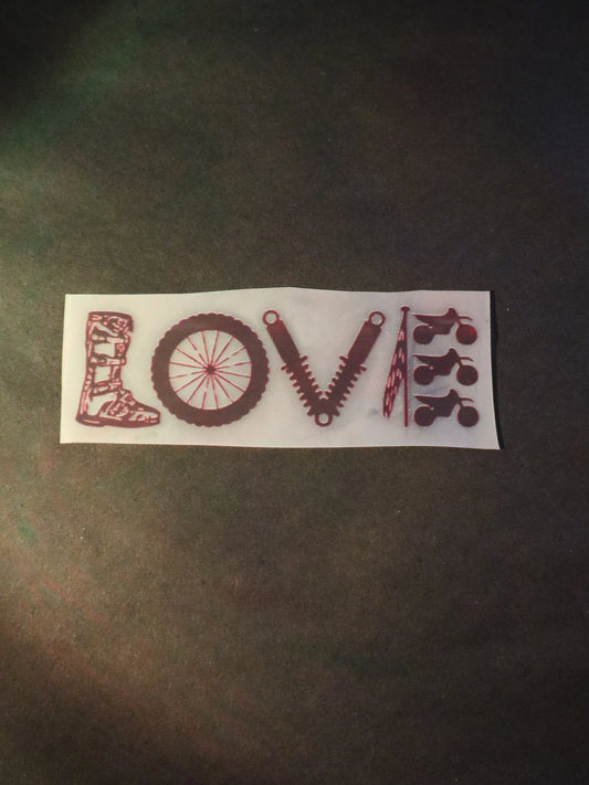 Love for the Ride | Iron-on Patch | Rider's Creed