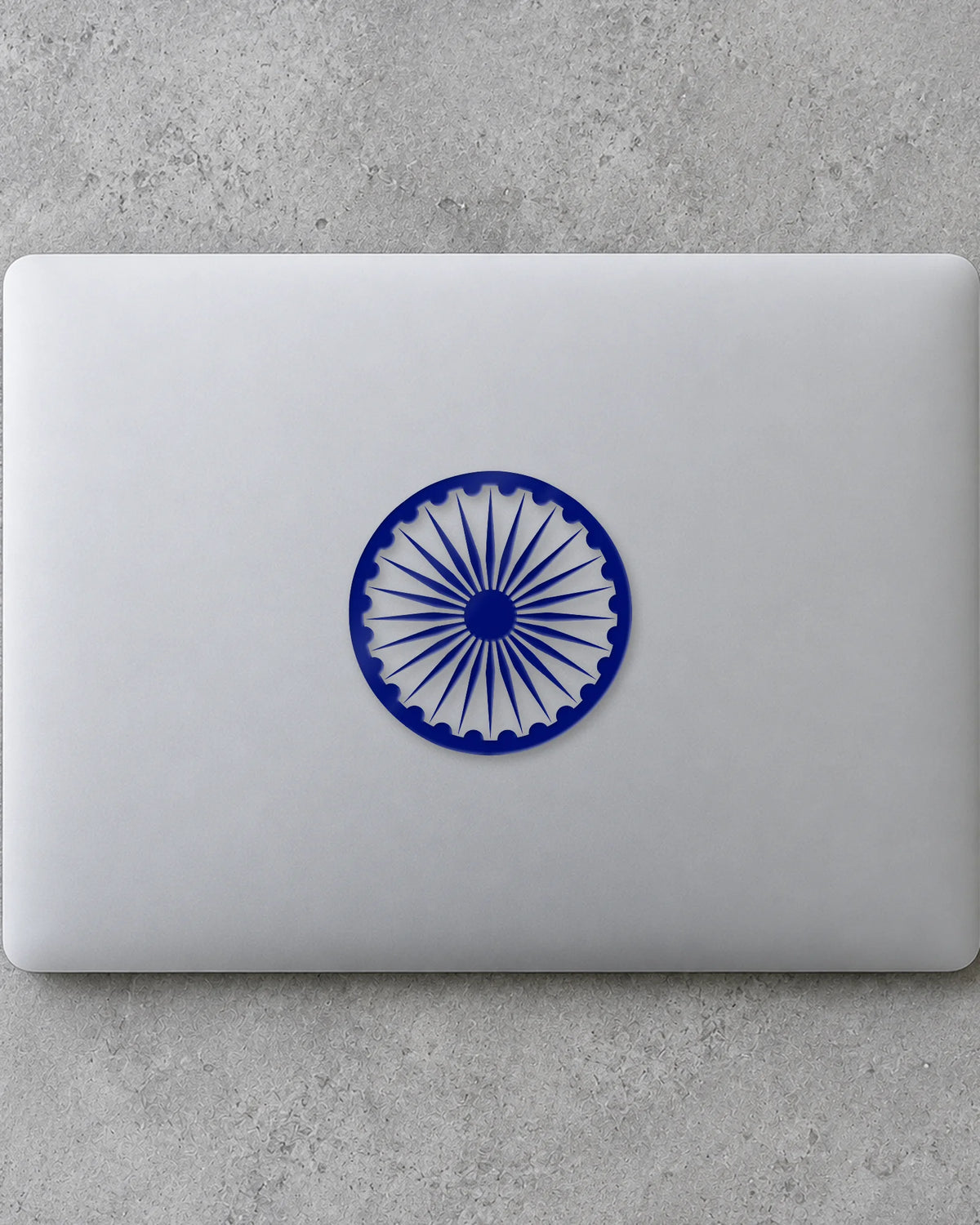 Ashoka Chakra hard surface patch mockup