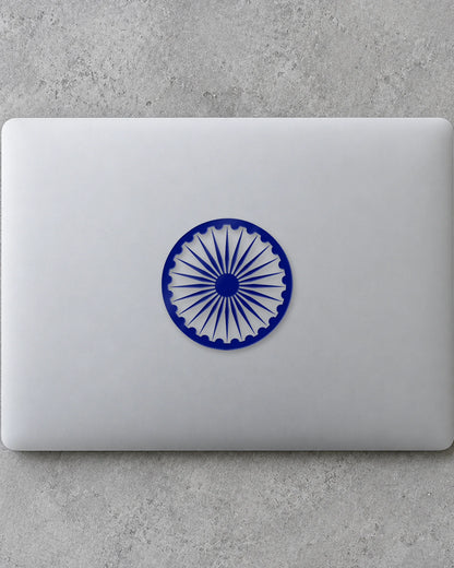 Ashoka Chakra hard surface patch mockup