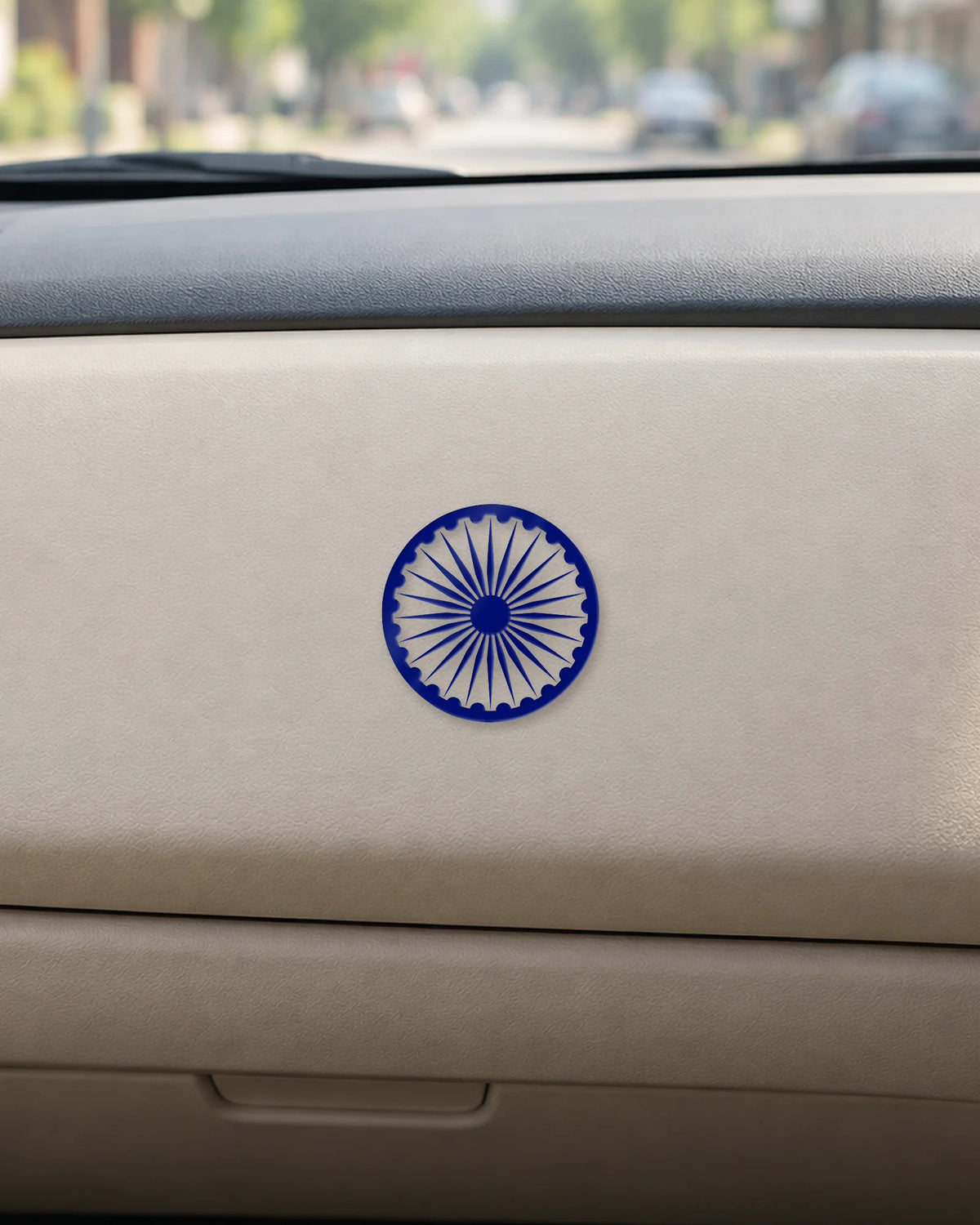 Ashoka Chakra hard surface patch mockup