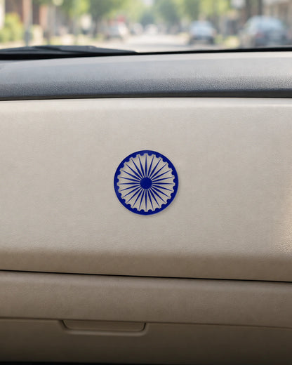 Ashoka Chakra hard surface patch mockup