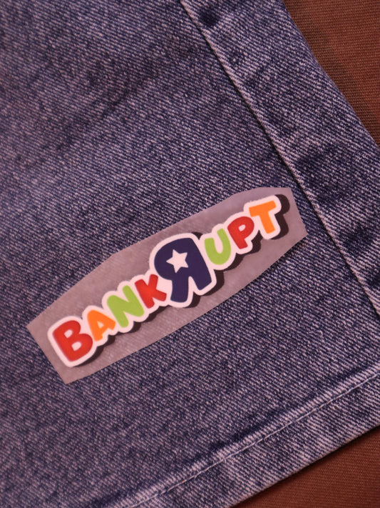 Bankrupt | Iron-on Patch | Moodvertising