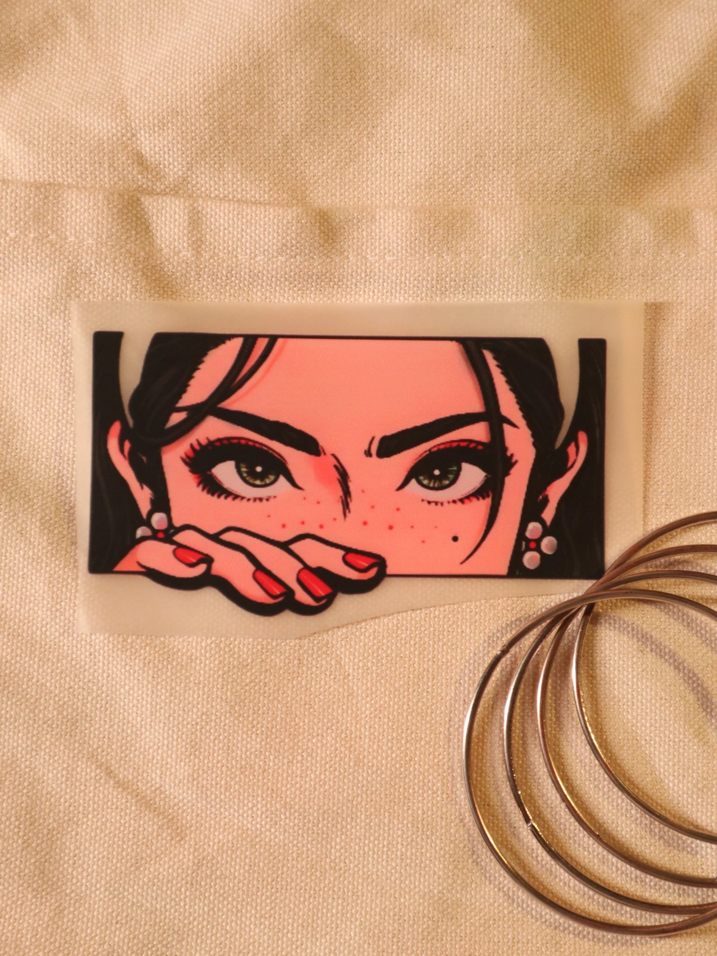 Eyes on You | Iron-on Patch | Girlie Pop