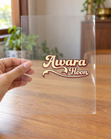 Awara Hoon hard surface patch on clear film