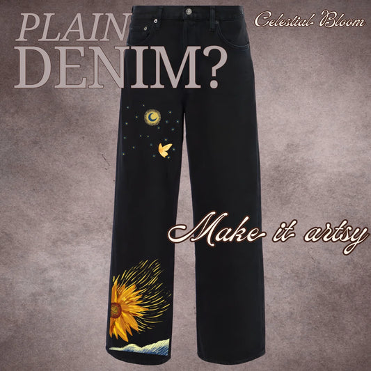 Celestial Bloom | Denim Stories | Iron-On Patch Set