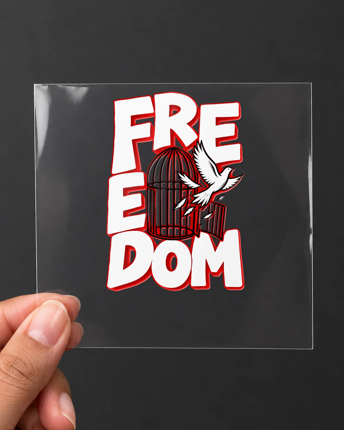 Azaadi hard surface patch on clear film