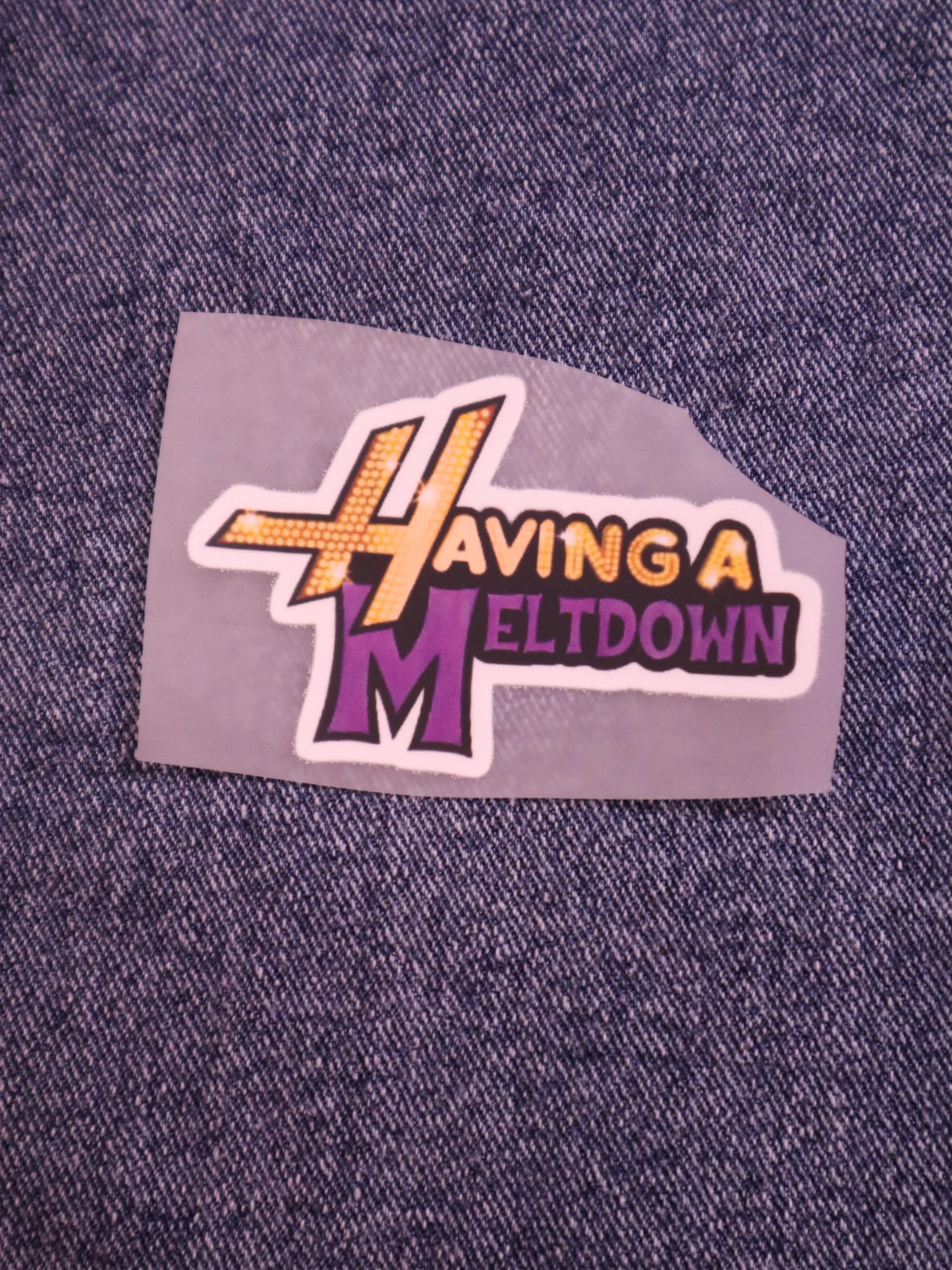 Having a meltdown | Iron-on Patch | Moodvertising