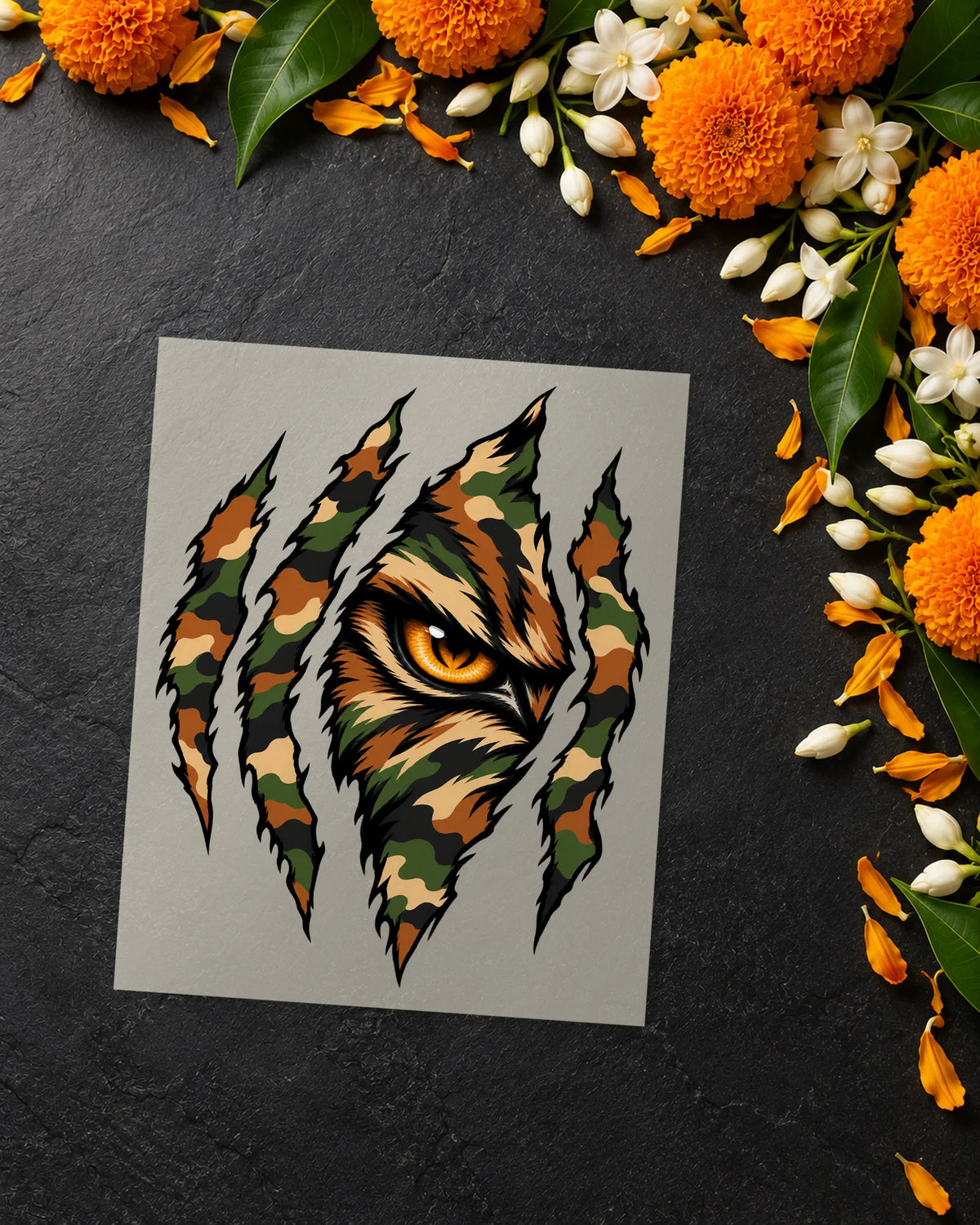 Baagh Ki Nazar iron-on patch transfer