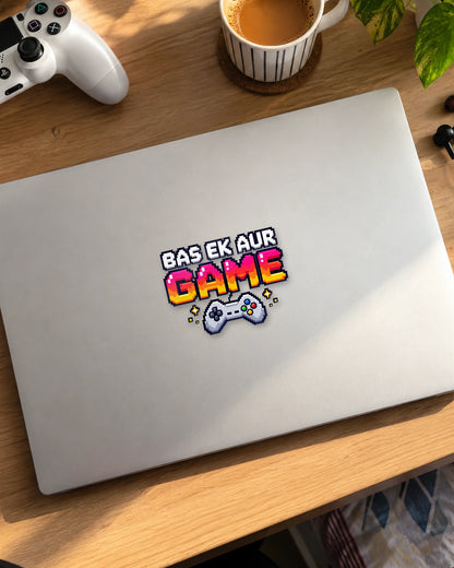 Bas Ek Aur Game gamer patch on a laptop