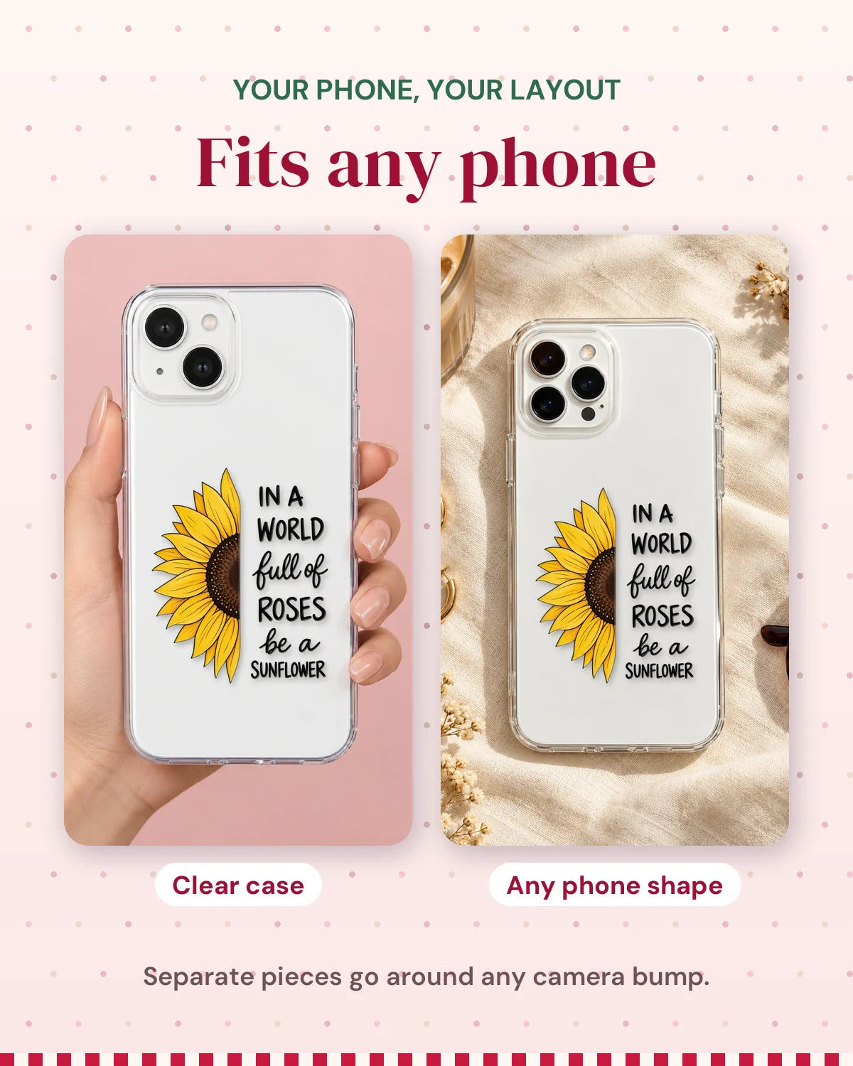 Be A Sunflower: your phone, your layout