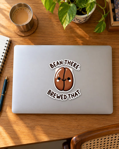 Bean There, Brewed That hard surface patch mockup