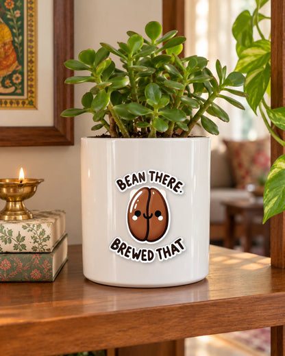 Bean There, Brewed That hard surface patch mockup