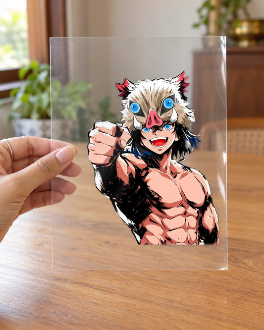 Beast Mode hard surface patch on clear film