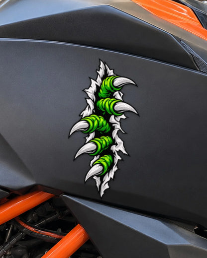 Beast Within bike patch on a bike