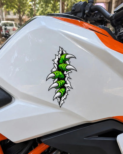 Beast Within bike patch on a bike