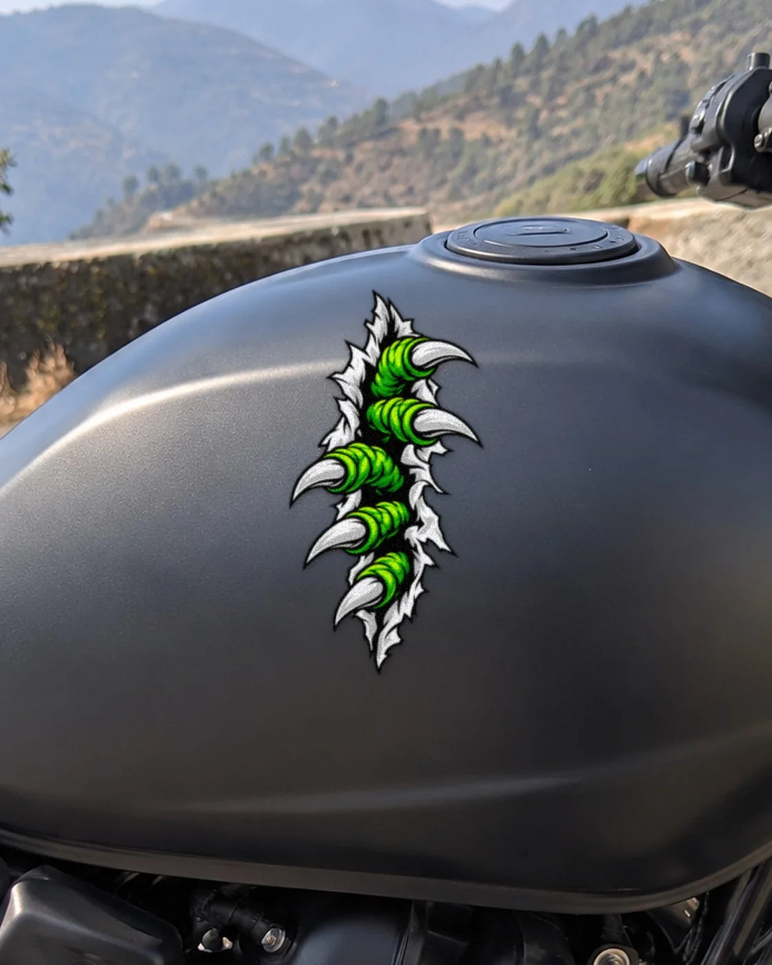Beast Within bike patch on a bike