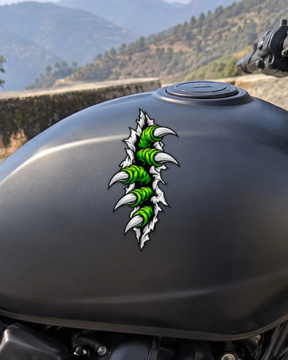 Beast Within bike patch on a bike