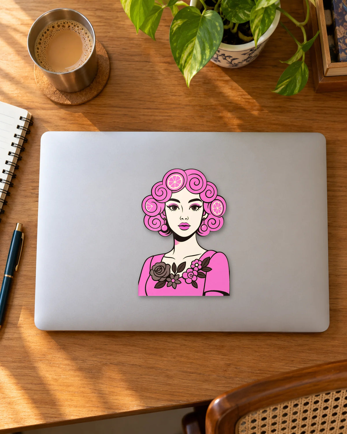 Berry Bombshell hard surface patch mockup