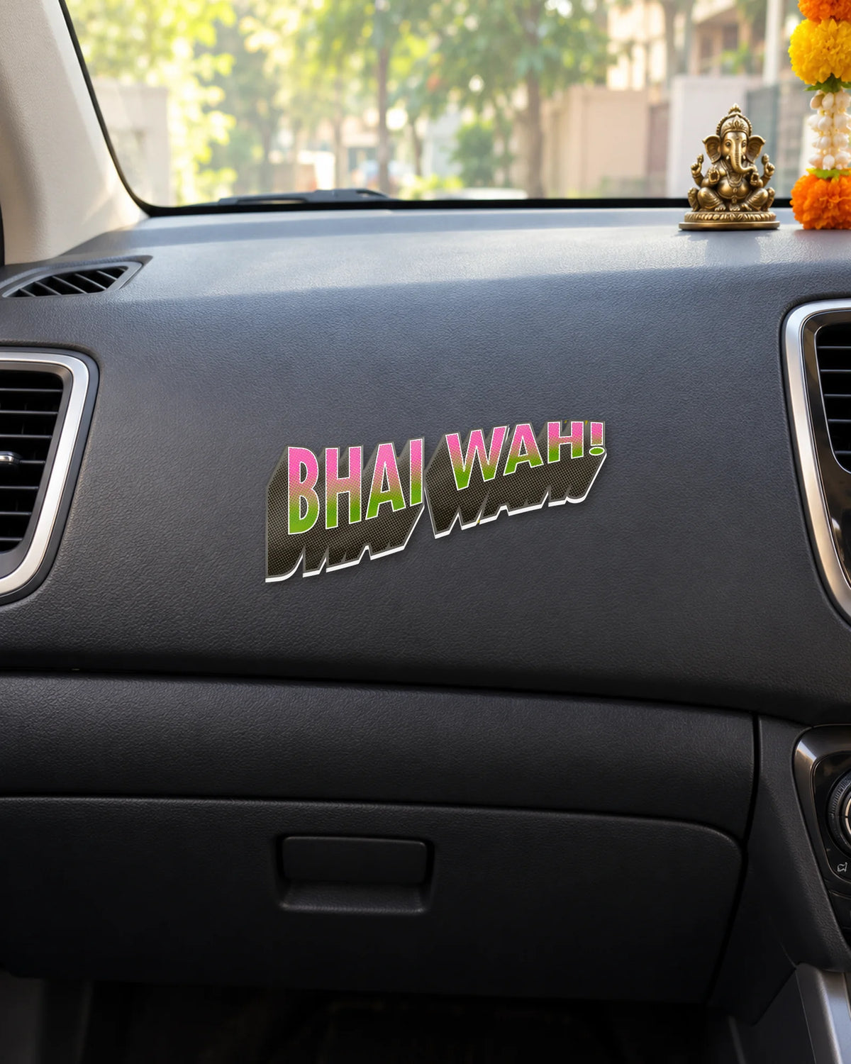 Bhai Wah! hard surface patch mockup