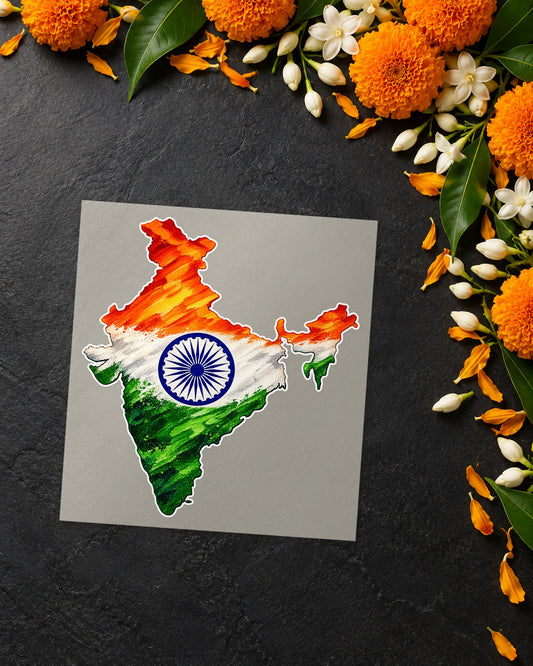 Bharat Ka Naksha iron-on patch transfer