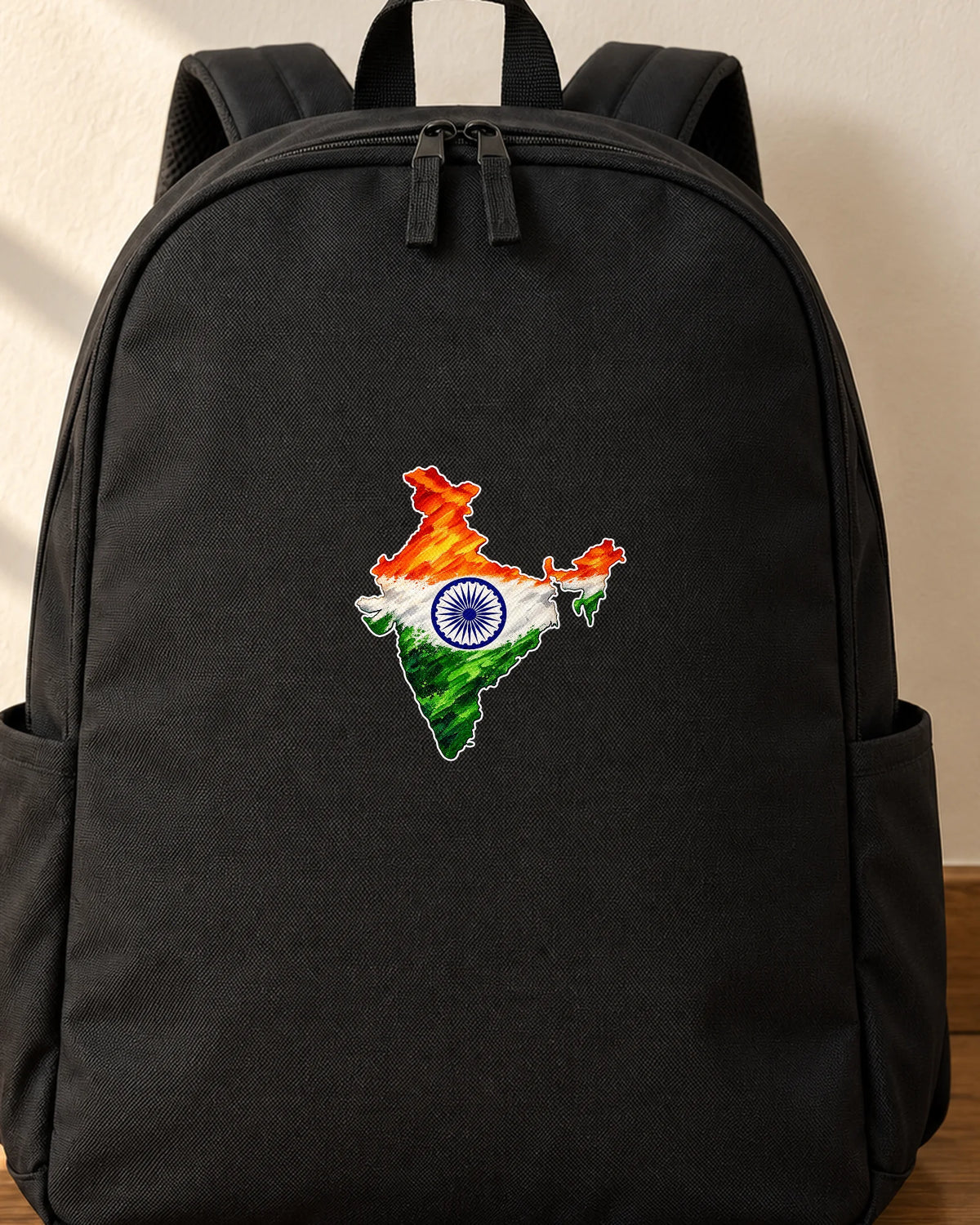 Bharat Ka Naksha iron-on patch on clothes