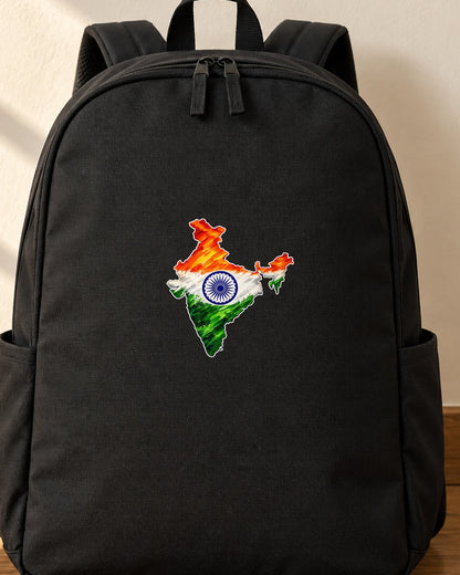 Bharat Ka Naksha iron-on patch on clothes