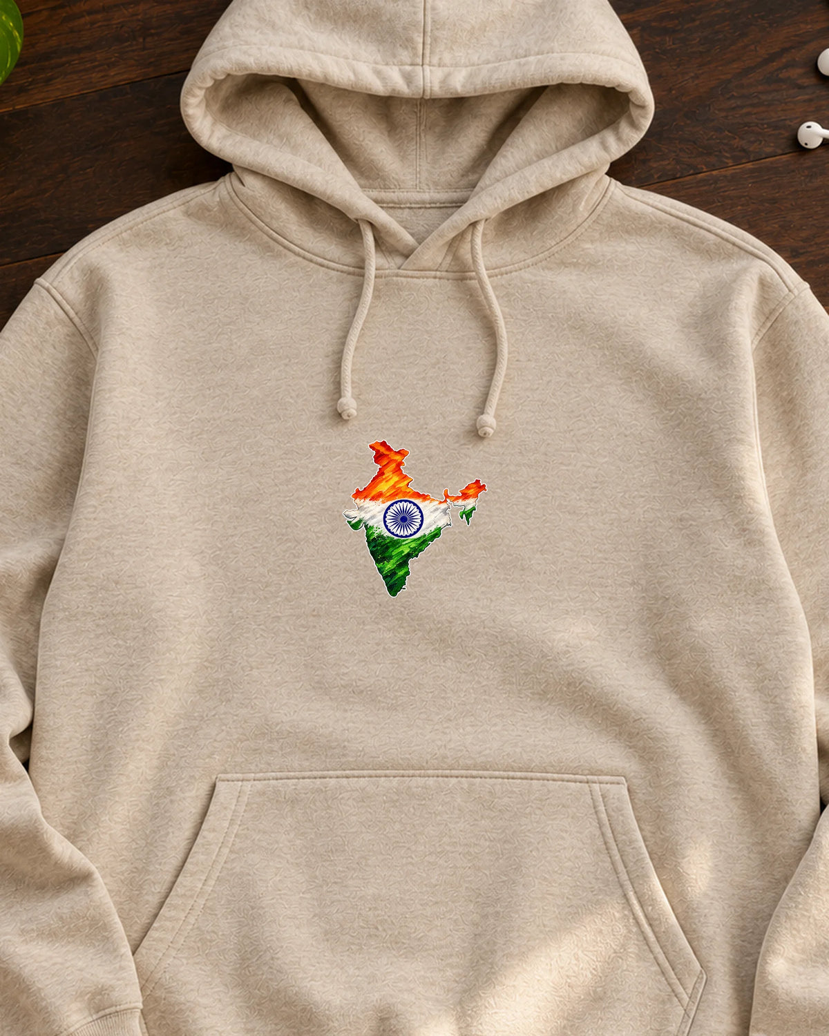 Bharat Ka Naksha iron-on patch on clothes