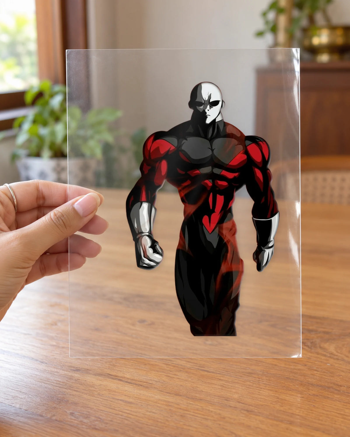 Bloodforged Sentinel hard surface patch on clear film