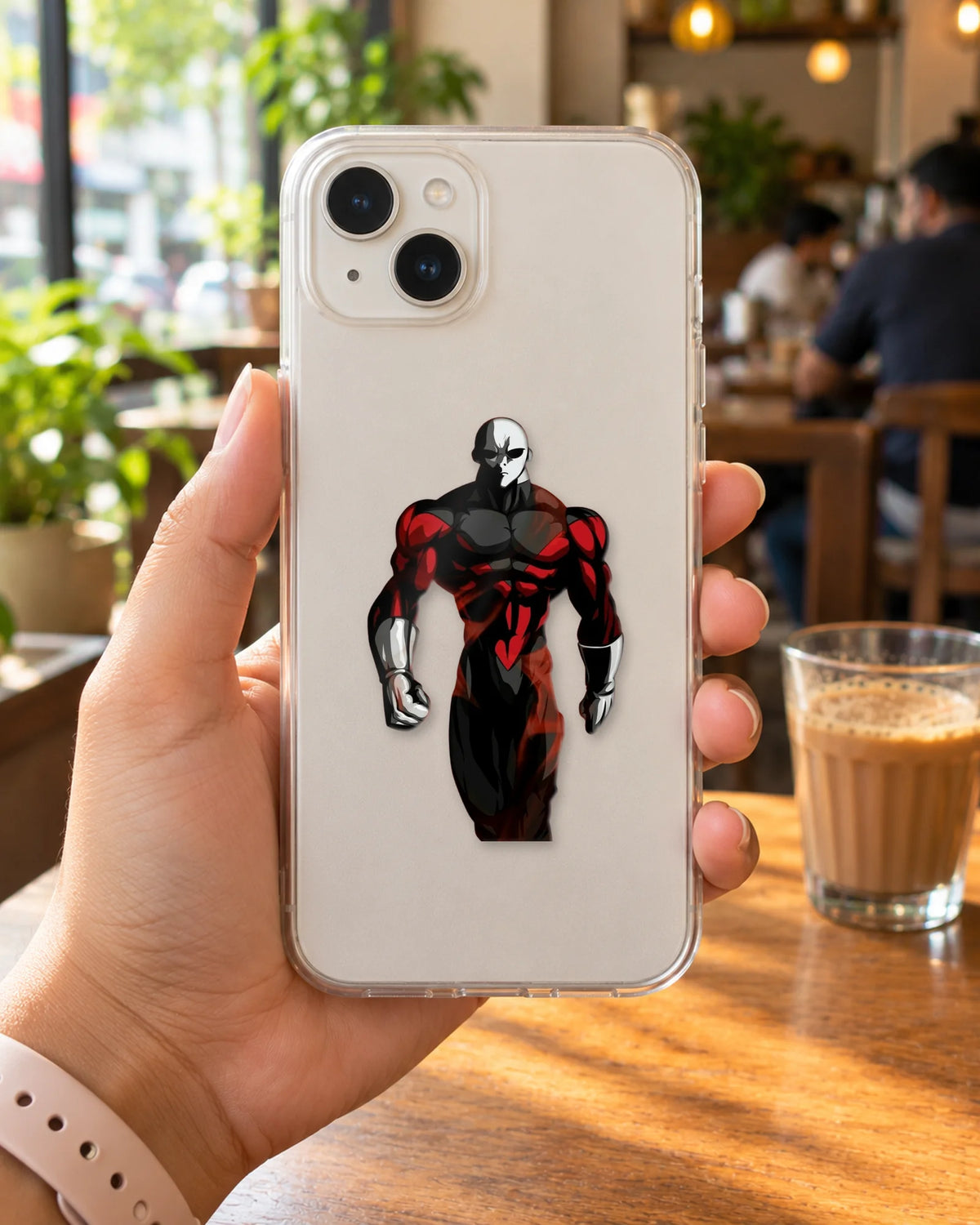 Bloodforged Sentinel sticker mockup