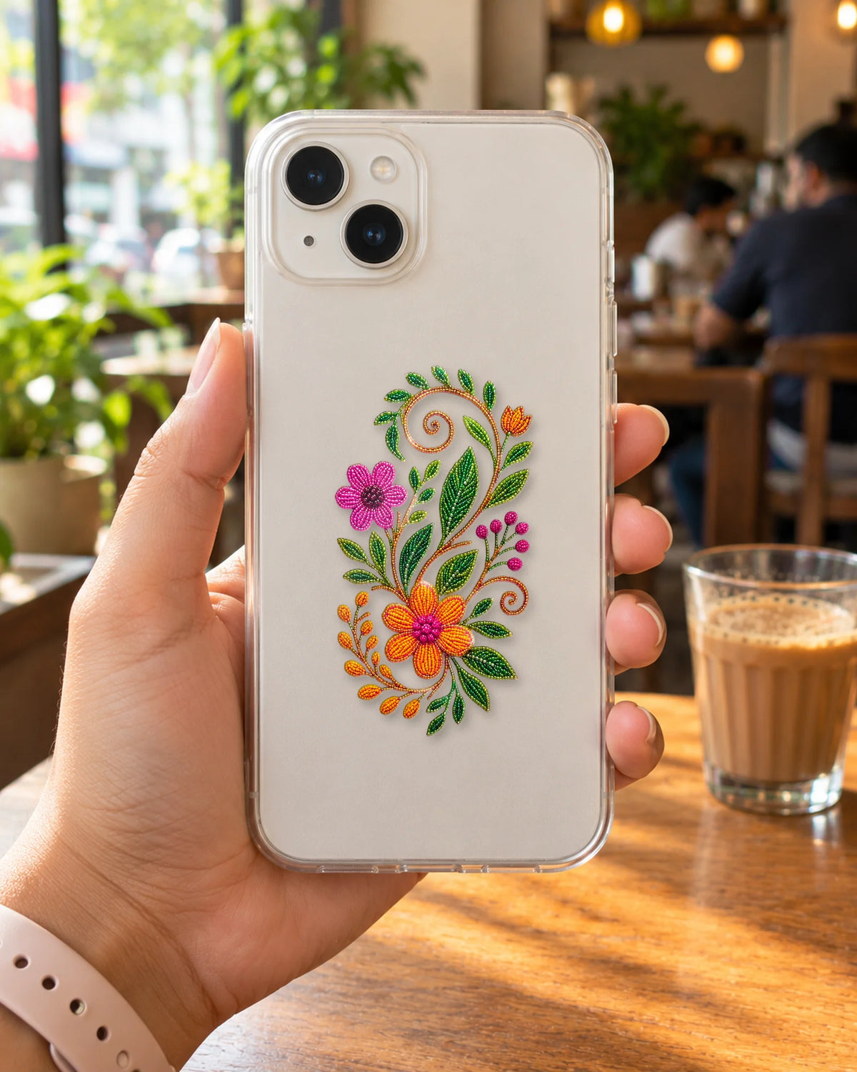 Bloom & Swirl hard surface patch mockup
