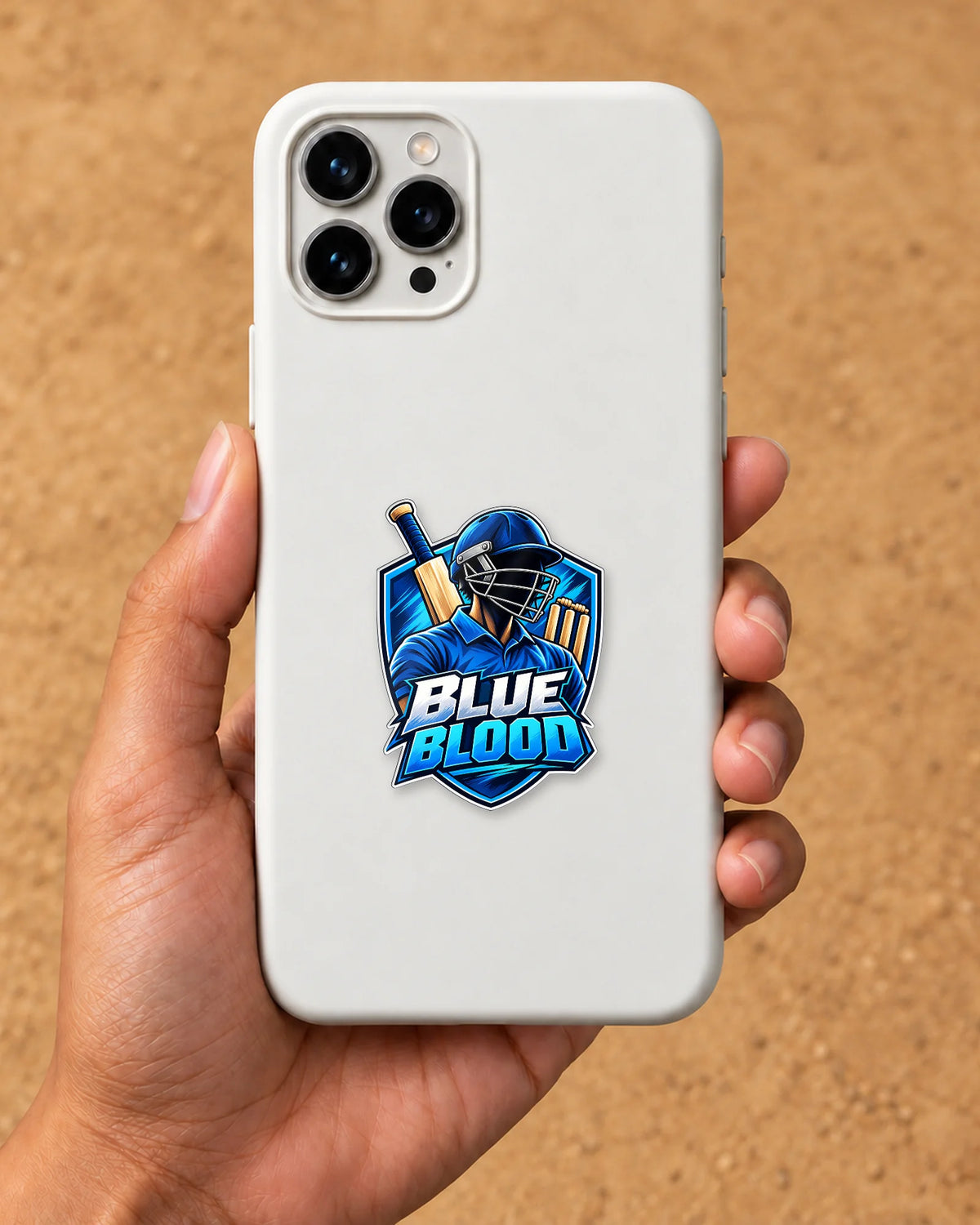 Blue Blood hard surface patch mockup