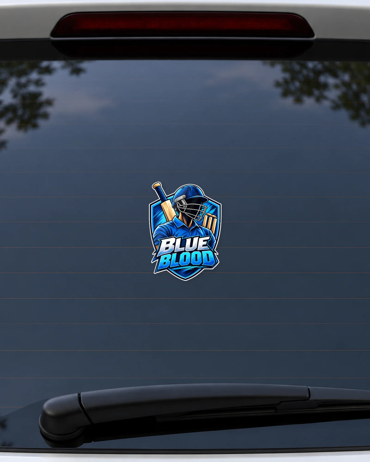 Blue Blood hard surface patch mockup