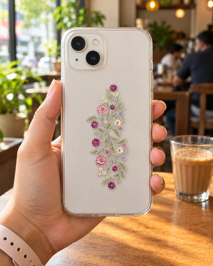 Blush Botanica hard surface patch mockup