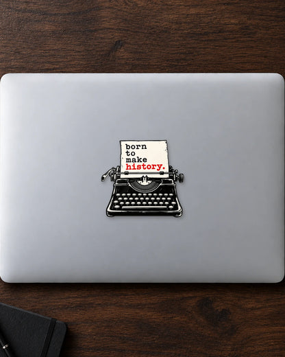Born To Make History hard surface patch mockup