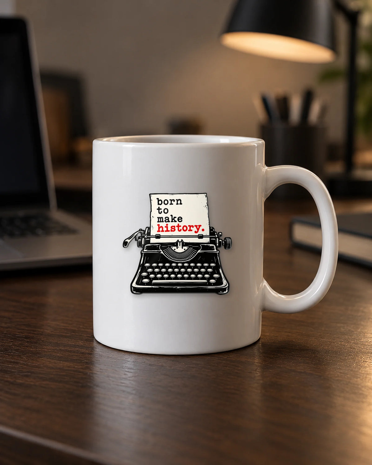 Born To Make History hard surface patch mockup