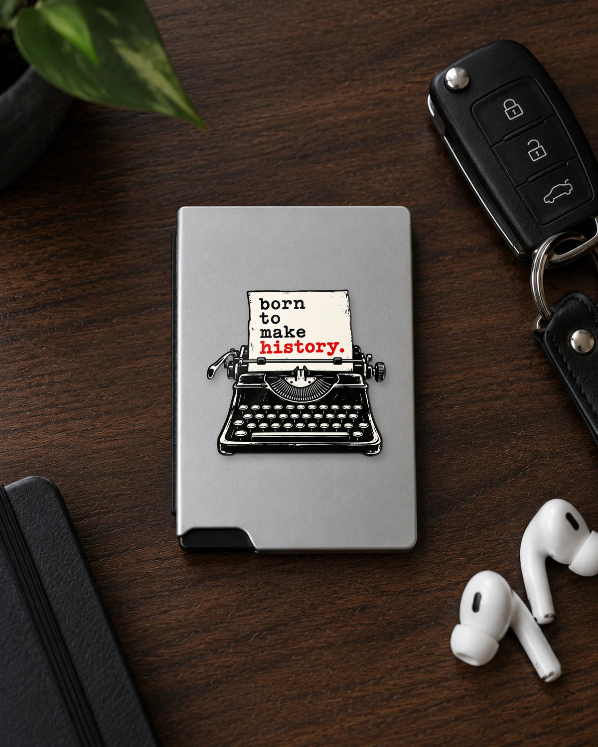 Born To Make History hard surface patch mockup