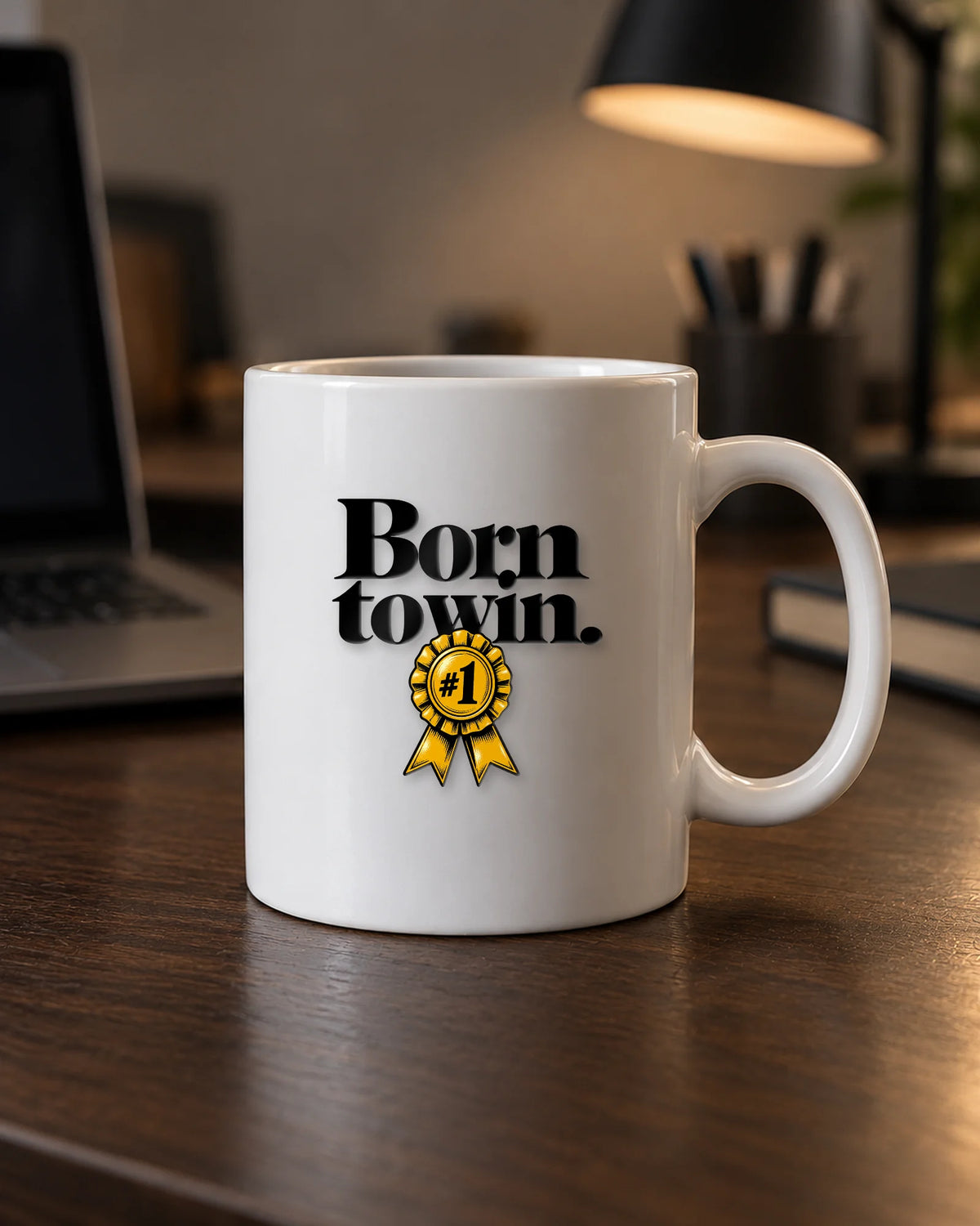 Born To Win hard surface patch mockup