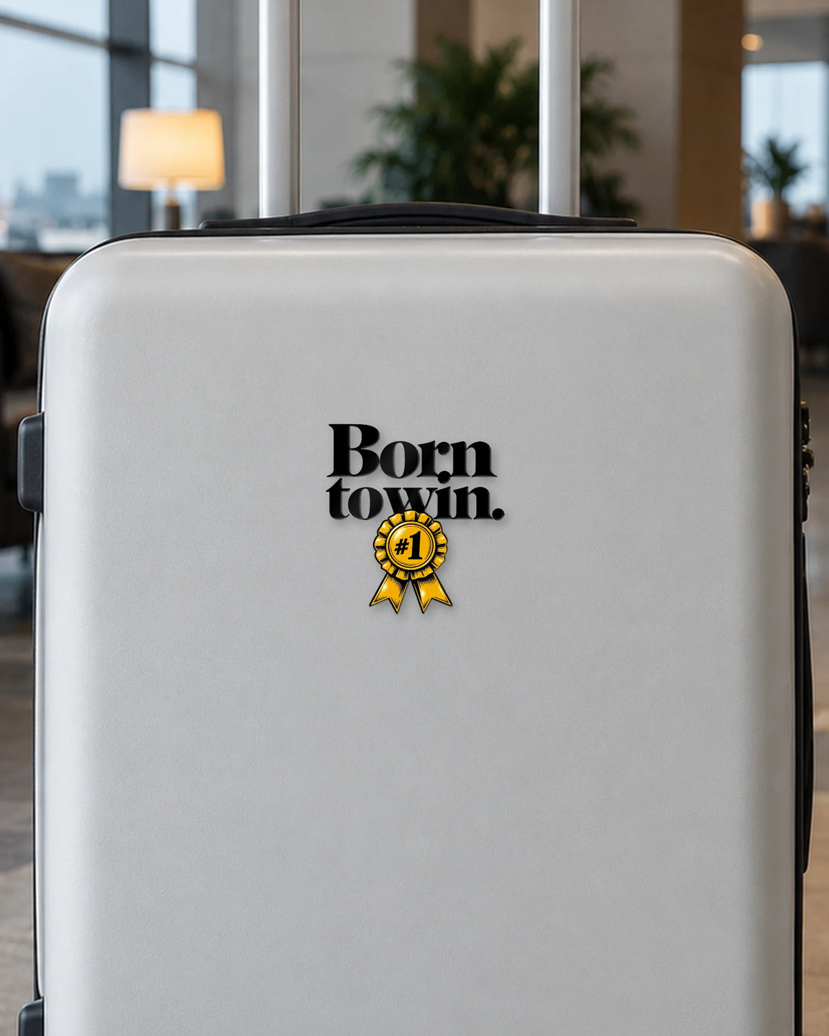 Born To Win hard surface patch mockup
