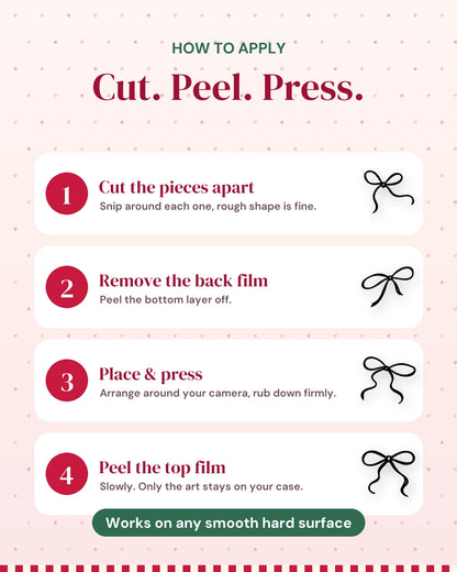 Bow Bliss: how to apply
