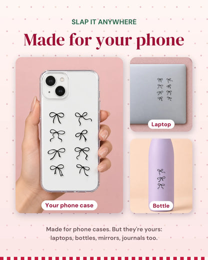 Bow Bliss: made for your phone, slap it anywhere