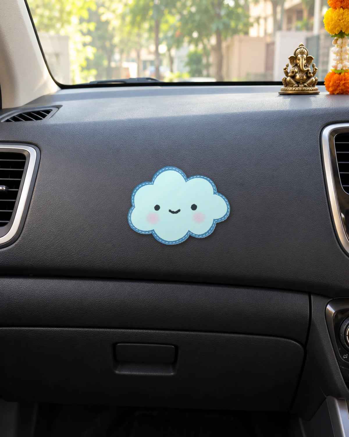 Brain Fog sticker mockup