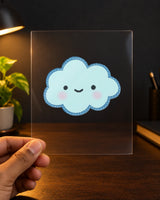 Brain Fog hard surface patch on clear film