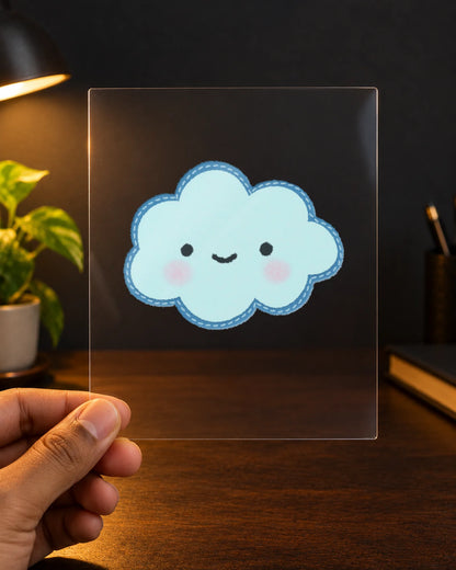 Brain Fog hard surface patch on clear film