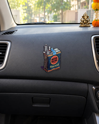 British Spark sticker mockup