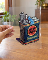 British Spark hard surface patch on clear film