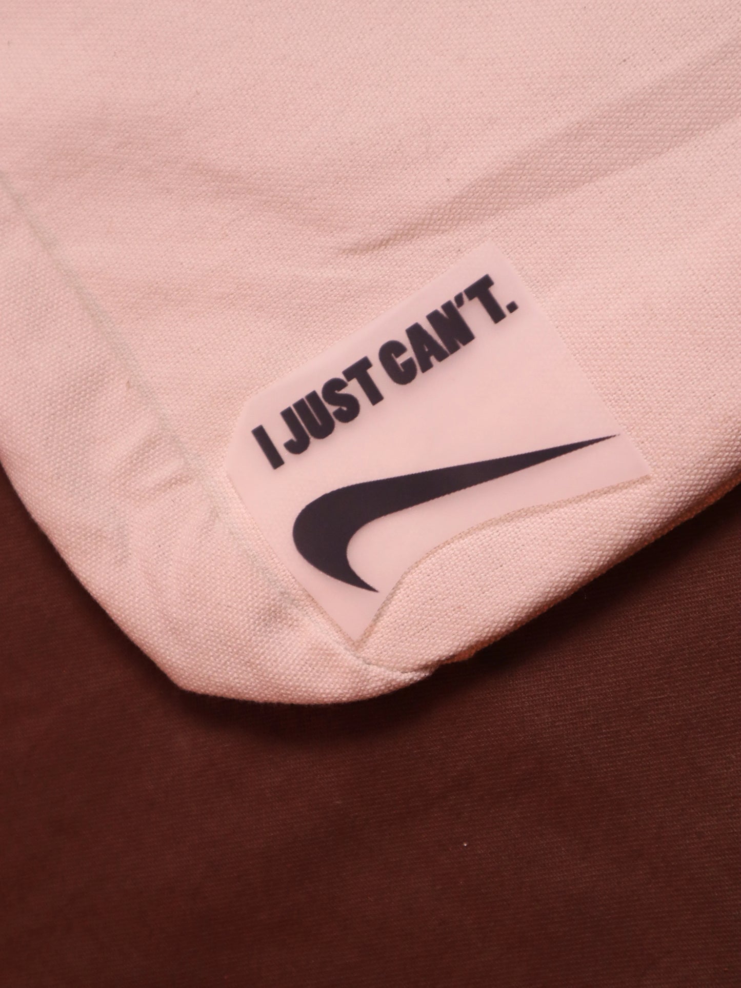 I Just Can’t | Iron-on Patch | Moodvertising