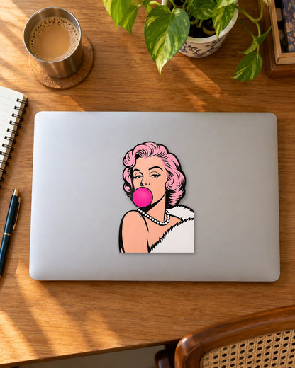 Bubblegum Diva hard surface patch mockup