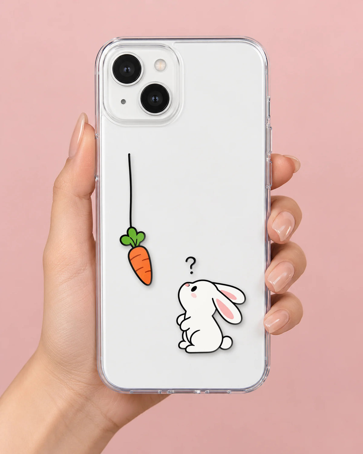 Bunny Chase phone makeover pack on a phone case